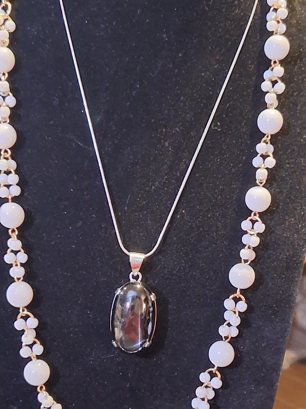 Estate costume jewelry bundle combining vintage Crown Trifari & Lia Sophia Pend